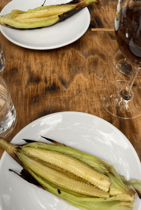 grilled corn