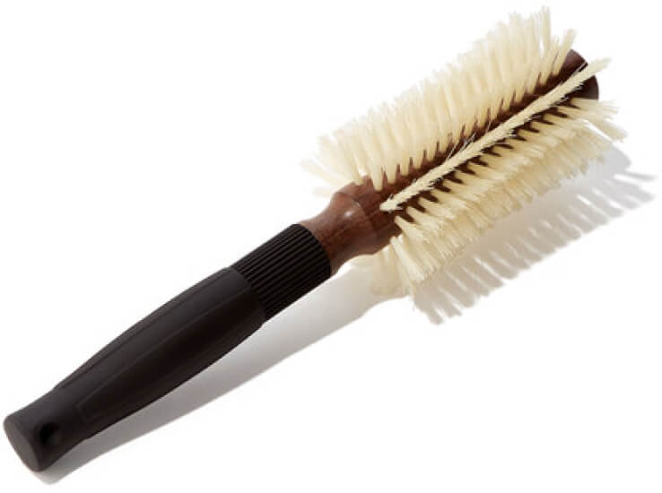 Christophe Robin Pre-Curved Blowdry Hair Brush - 12 Rows, goop, $103
