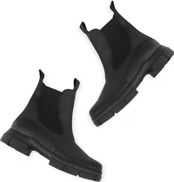 GANNI Recycled Rubber City Boots