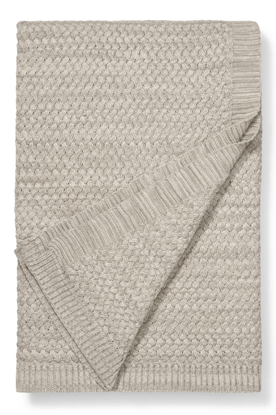 Boll & Branch Sweater Knit Throw Blanket