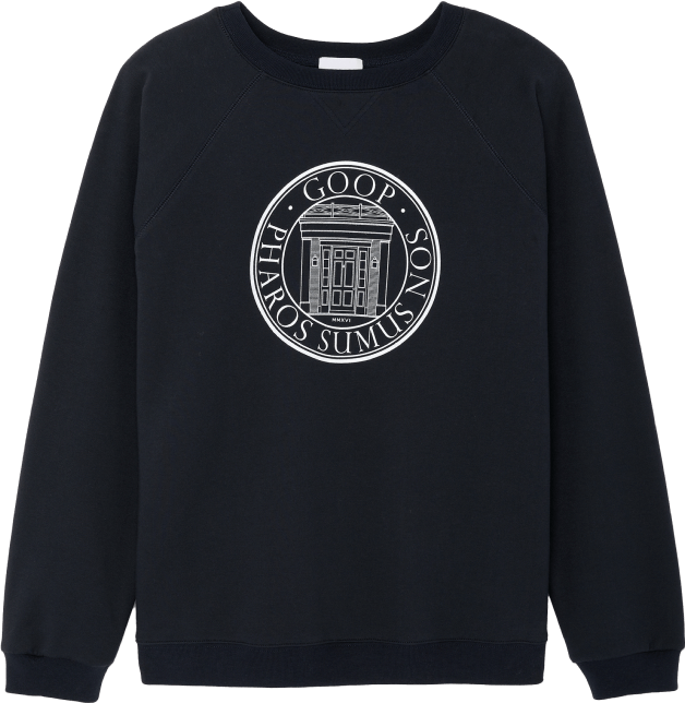 goop university sweatshirt