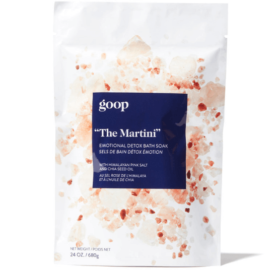 goop Beauty “THE MARTINI” EMOTIONAL DETOX BATH SOAK goop, $35