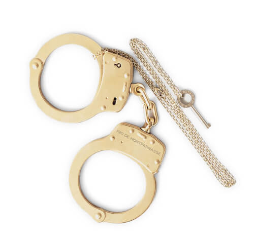 Kiki de Montparnasse Gold Handcuffs