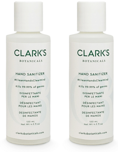 Clark’s Botanicals Hand sanitizer acceptable   goop, $17