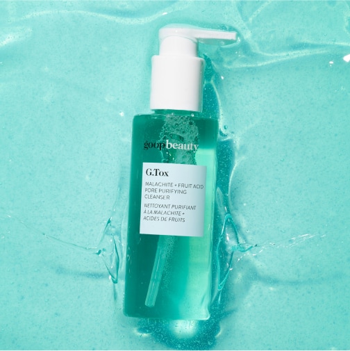 goop Beauty G.Tox Malachite + Fruit Acid Pore Purifying Cleanse goop, $48/$44 with subscription