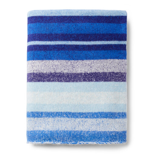 The Elder Statesman Striped Super Soft Blanket goop, $3,695