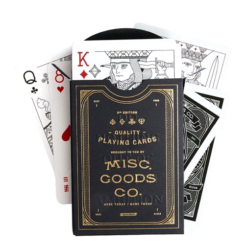 Misc. Goods Co. Deck of Playing Cards goop, $15