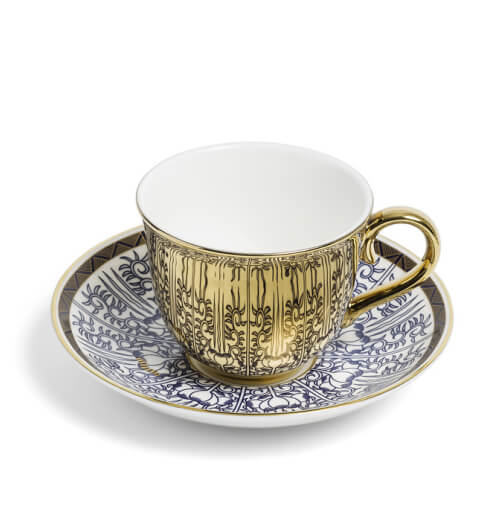 Richard Brendon Georgian Lillies Reflect Teacup and Saucer Set goop, $250