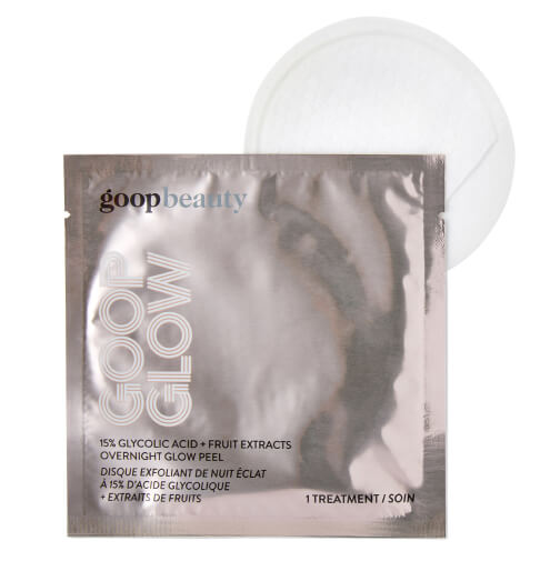 GOOPGLOW 15% Glycolic acid Overnight Glow Peel goop, $125/$112 with subscription
