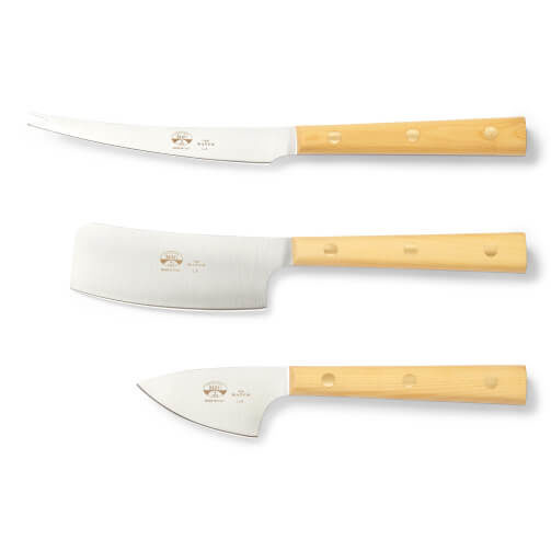 Coltellerie Berti for MATCH Boxwood Cheese Knife Set goop, $466