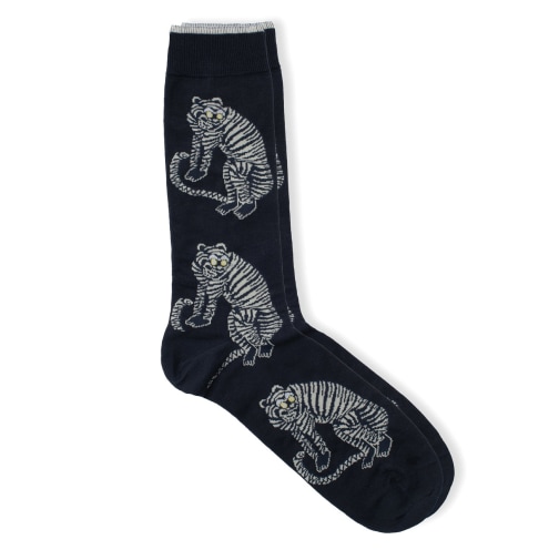 Desmond and Dempsey Men’s Bocas Tiger Sock Set goop, $40