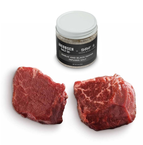 Snake River Farms American Wagyu Ribeye and Filet Package goop, $220