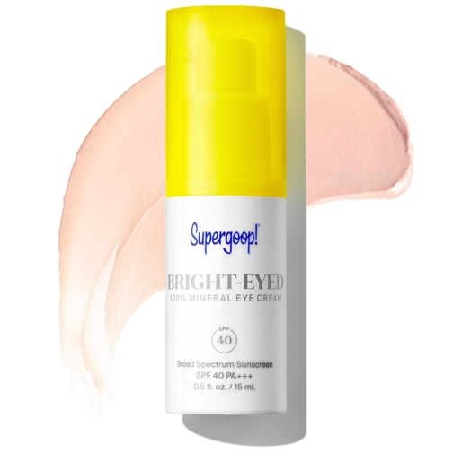 Supergoop Bright-Eyed 100% Mineral Eye Cream SPF 40 goop, $36