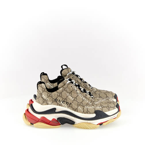 Gucci Triple S Sneakers with GG Supreme