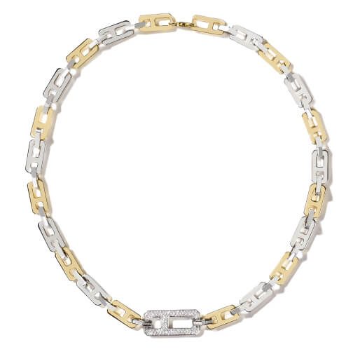 AS29 DNA Pavé Diamond Short Necklace