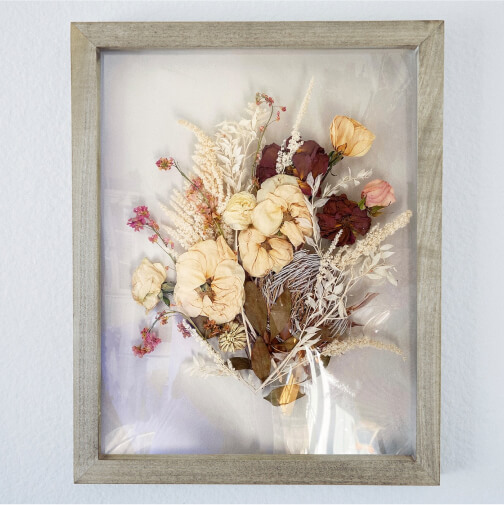 Krystal Festerly Framed Preserved Flowers