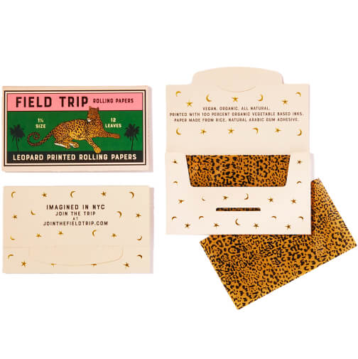 Field Trip Leopard-Print Rolling Papers
