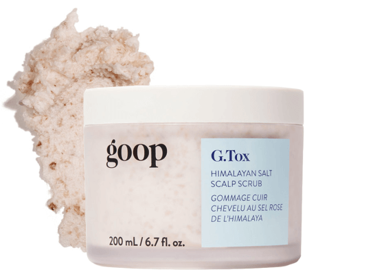 goop Beauty G.Tox Himalayan Salt Scalp Scrub Shampoo, goop, $42