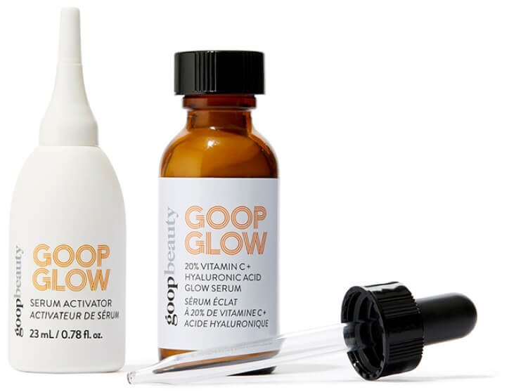 goop Beauty GOOPGLOW 20٪ ویتامین C + سرم درخشان اسید هیالورونیک ، goop ، 125 دلار/112 دلار با اشتراک