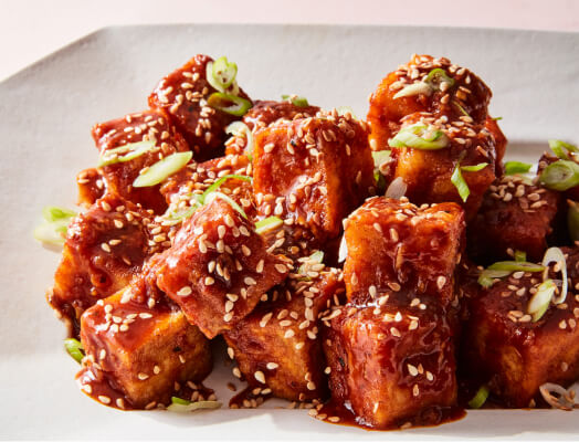 Glazed Ginger-Barbeque Tofu