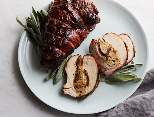 Roasted Turkey Breast with Molasses