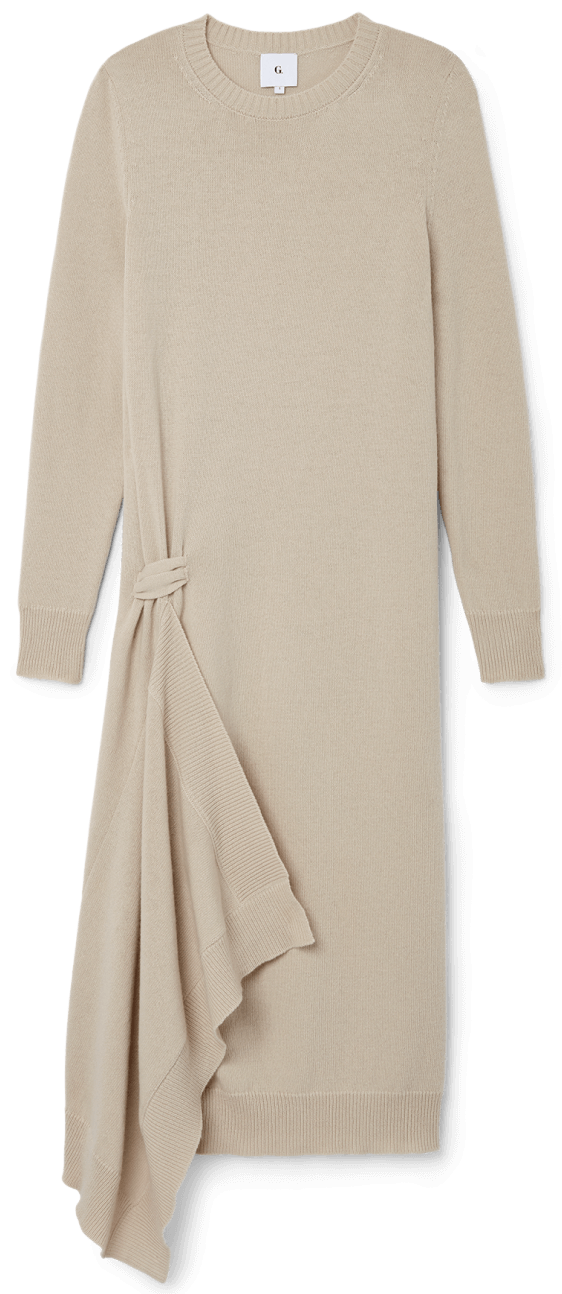 G. Label Carla Knotted Sweaterdress goop, $675