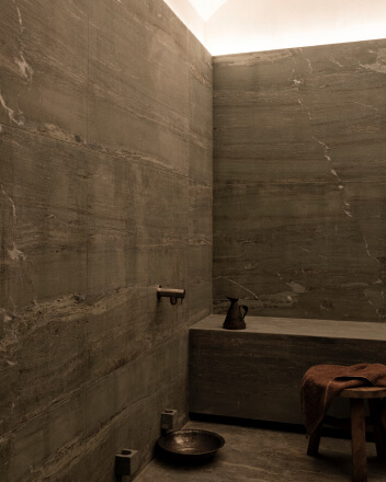 stone shower