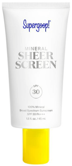Supergoop Mineral Sheerscreen SPF 30, goop, $38