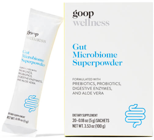 goop Wellness Gut Microbiome Superpowder goop، 55 دلار/50 دلار با اشتراک