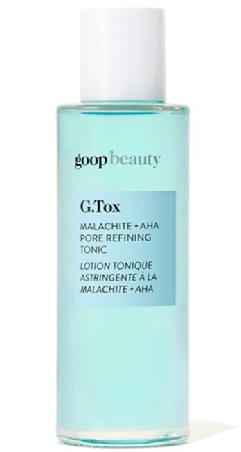goop Beauty G.Tox Malachite + AHA Pore Refining Tonic, goop, $75/$68 with subscription