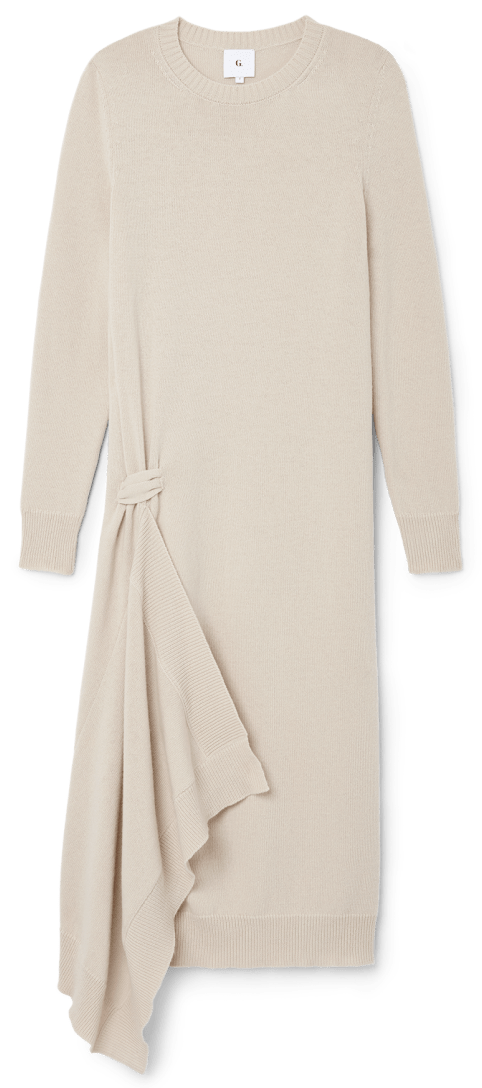 CARLA KNOTTED SWEATERDRESS
