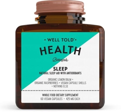 Well Told Health SLEEP NATURAL SLEEP AID WITH ANTIOXIDANTS goop, $20