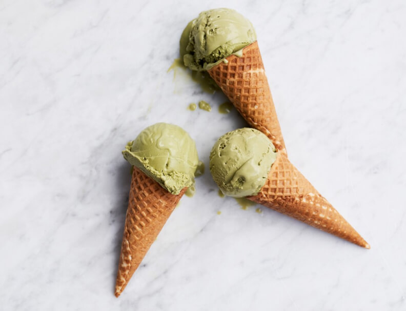 Matcha ice cream