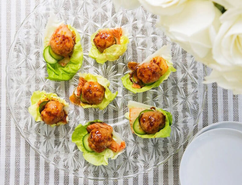 Bulgogi Chicken Lettuce Cups