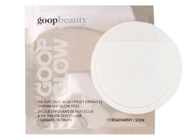 goop Beauty GOOPGLOW 15% Glycolic Acid Overnight Glow Peel, $125/$112 with subscription