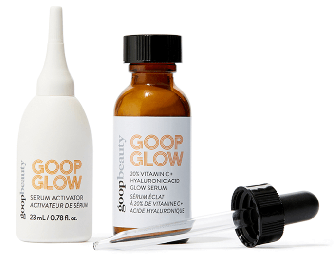 goop Beauty GOOPGLOW 20% Vitamin C + Hyaluronic Glow Serum, goop, $125/$112 with subscription