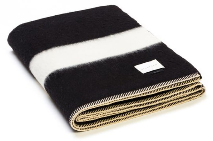 Blacksaw The Siempre Recycled Blanket, goop, $298 