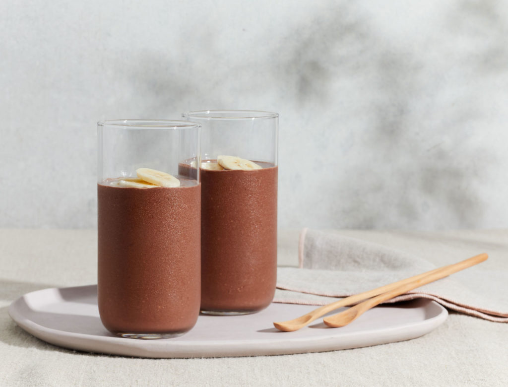 Chocolate Almond Cauliflower Smoothie