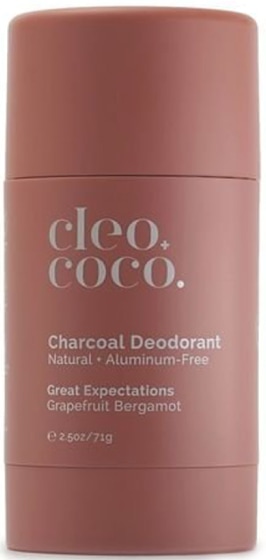 Cleo + Coco Charcoal Deodorant - Great Expectations Grapefruit Bergamot, goop, $18