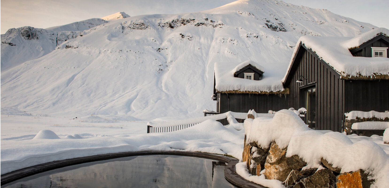 snowy upland  view