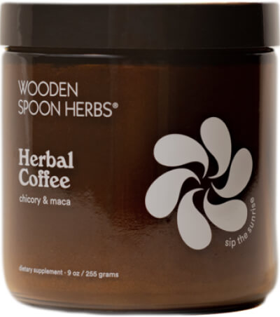 Wooden spoon herbal herb coffee goop, $38