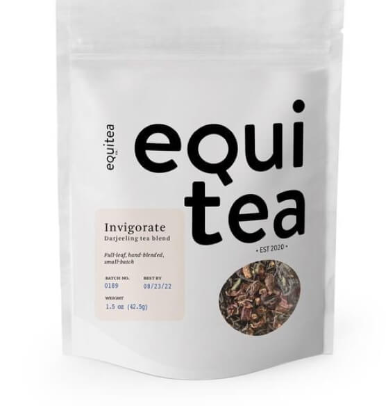 Equitea Invigorate Goop Black Tea Blend, $14