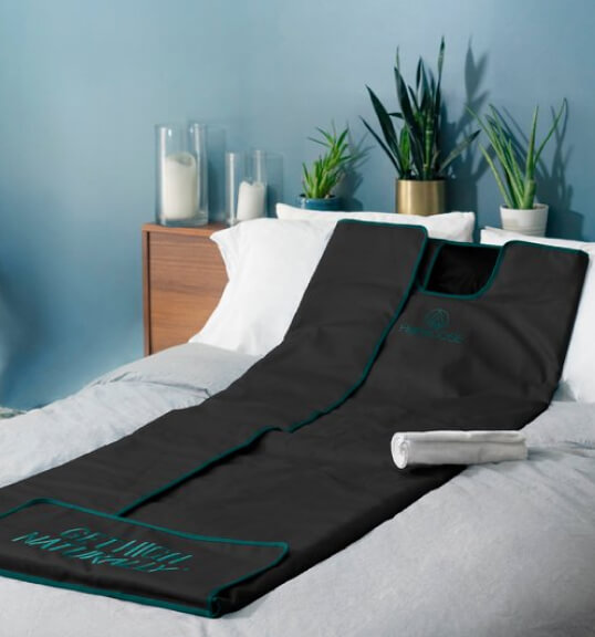 HigherDOSE Infrared Sauna Blanket V3, goop, $500