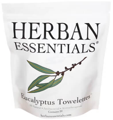 Herban Essentials Eucalyptus Towelettes goop, $16
