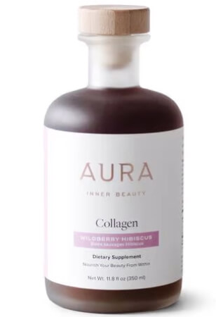 Aura Inner Beauty Wildberry Hibiscus Marine Collagen Elixir goop, $60