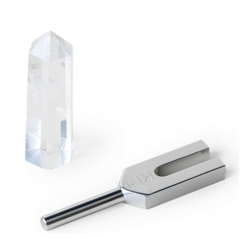 KonMari Tuning Fork & Clear Quartz Crystal