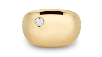 G. Label sydney floating-diamond pinkie ring