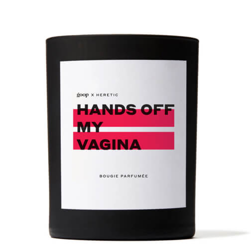 goop x Heretic hands off my vagina candle