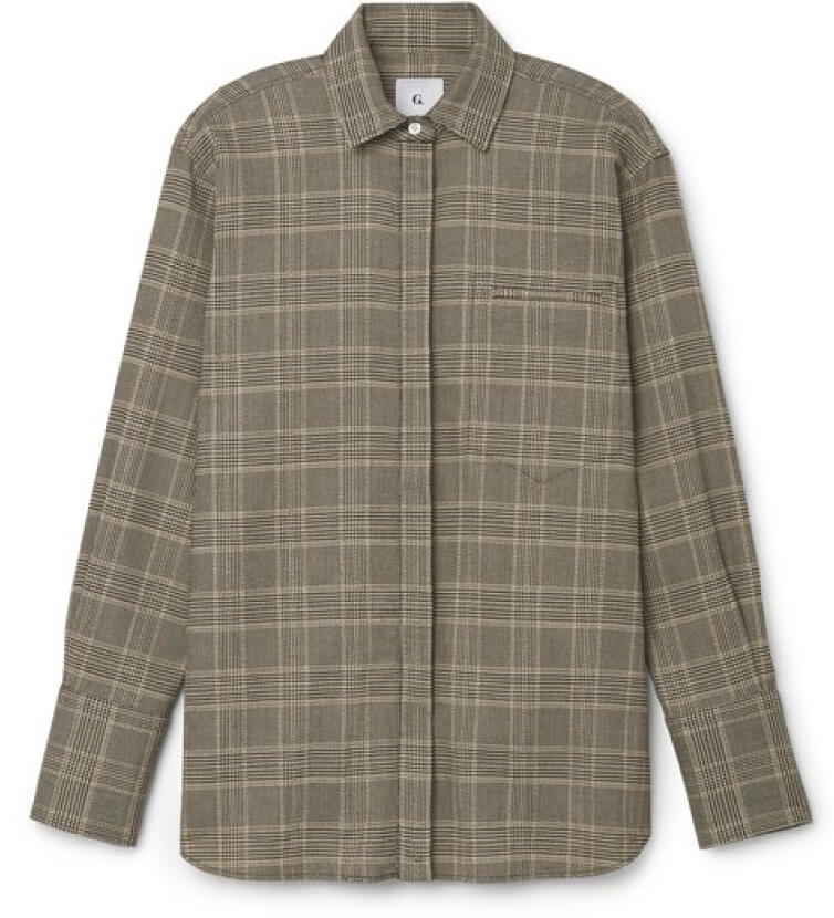 G. Label Rosa Plaid Shirt-Jacket, goop, $495