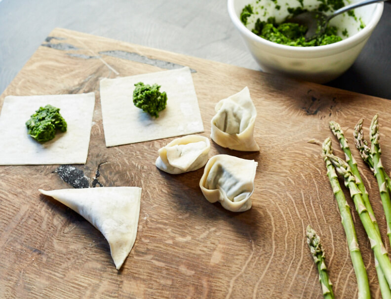 Spring Veggie Dumplings